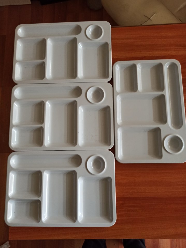 Beyaz Bölmeli Tabak Seti - Görsel 5