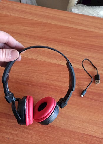 Renkli Pembe Kablosuz Kulaklık - Görsel 3