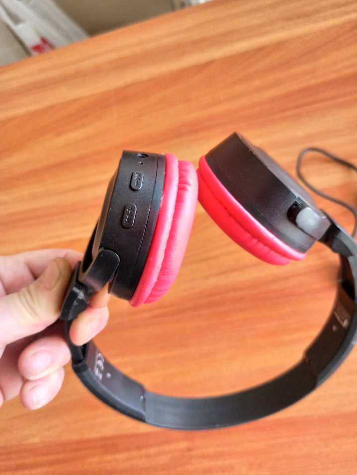 Renkli Pembe Kablosuz Kulaklık - Görsel 2