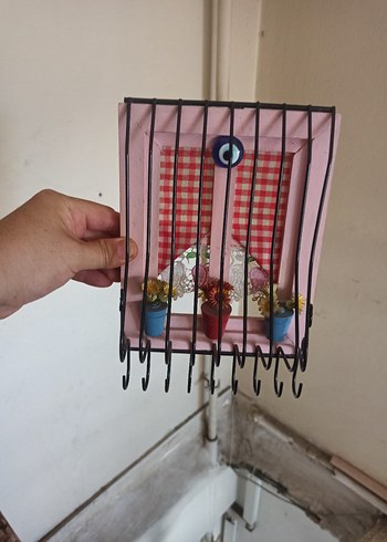  Beden Pembe Dekoratif Anahtarlık Askısı