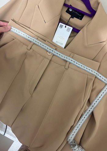 m Beden Kadın Camel Blazer Ceket