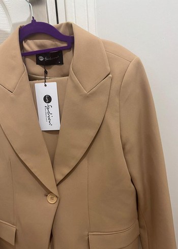 m Beden camel Renk Kadın Camel Blazer Ceket