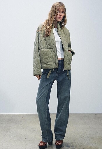 Zara ZARA KADIN ZW COLLECTİON KAPİTONE MONT