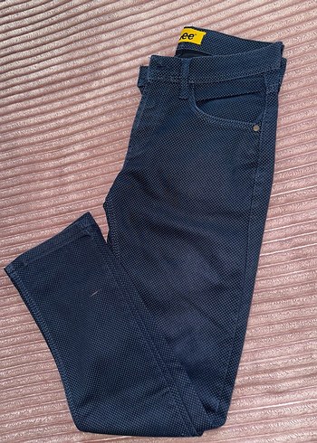 Lacivert Desenli erkek Denim Pantolon - Görsel 4