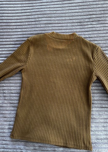 Düğmeli Kahverengi Boğazlı Kadın Kazak - Görsel 9