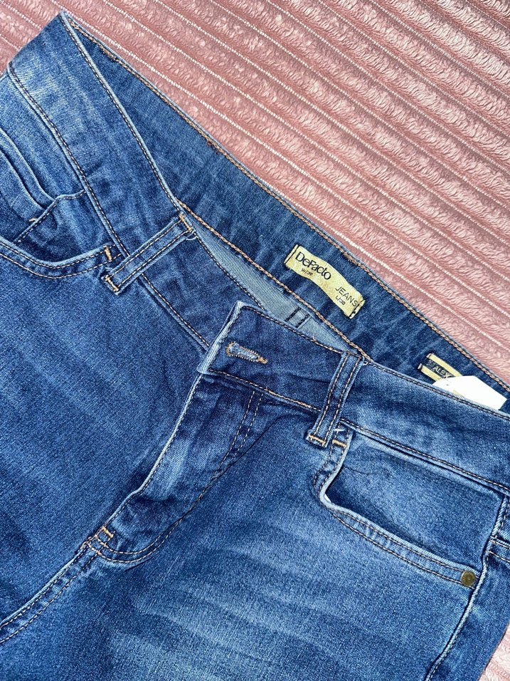 Mavi Denim Midi Jean - Görsel 3