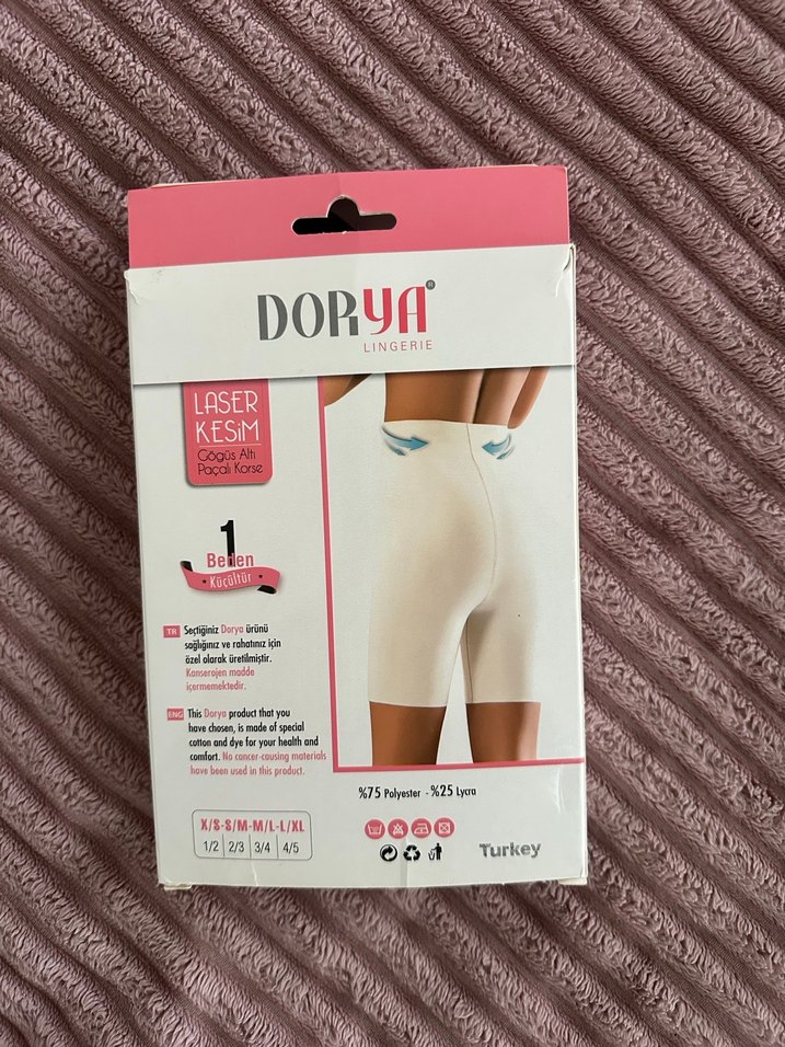 Kadın Siyah Esnek Kumaş korse - Görsel 4