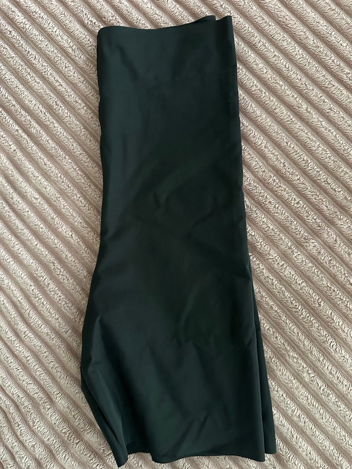 Kadın Siyah Esnek Kumaş korse - Görsel 3