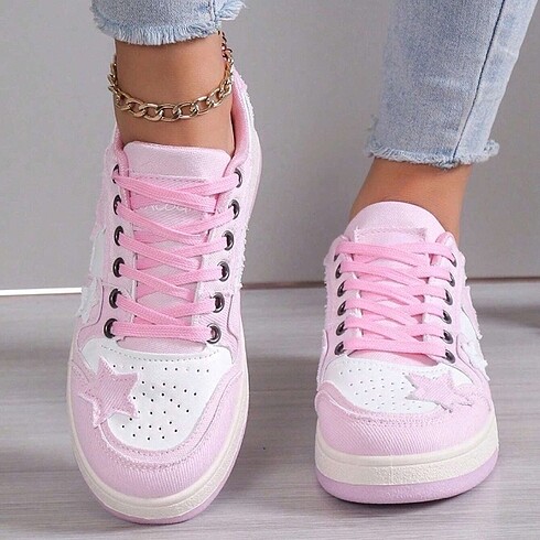 36 Beden Shein Ayakkabı, Yıldızlı Sneaker