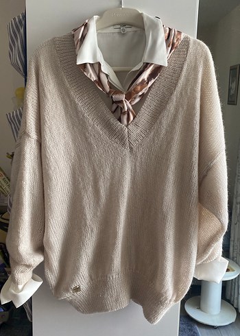 Zara büyük beden kazak - Görsel 7