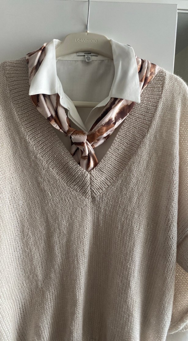 Zara büyük beden kazak - Görsel 2