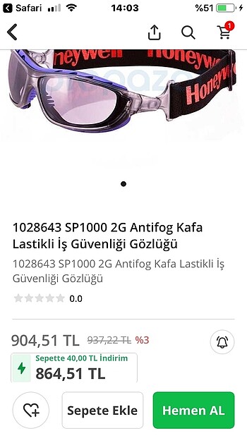 Sıfır orjinal ürün