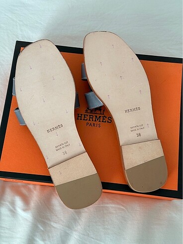 38 Beden gri Renk Hermes Oran sandal