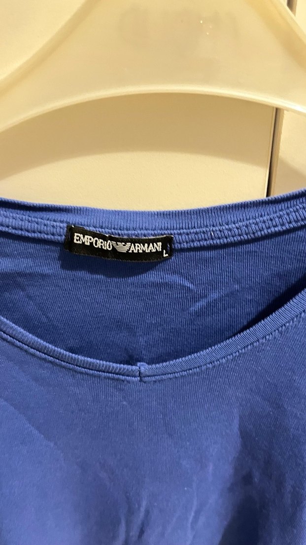 Mavi erkekTişört - Görsel 2