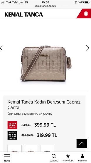 Kemal tanca çanta