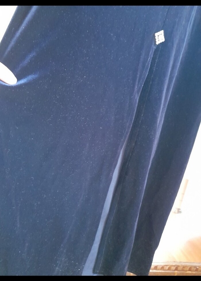 Kadife elbise - Görsel 2