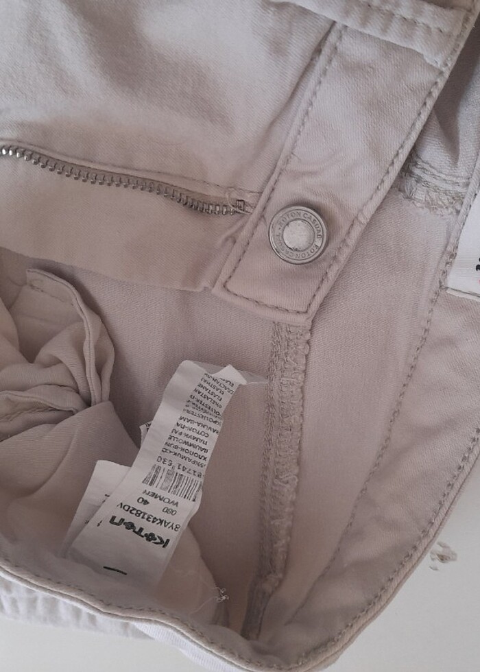 Yepyeni keten pantolon - Görsel 2