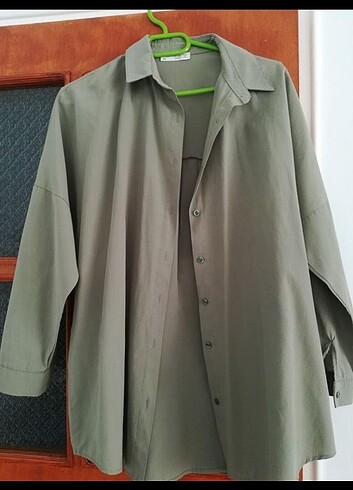 Yeşil gömlek #oversize gömlek 