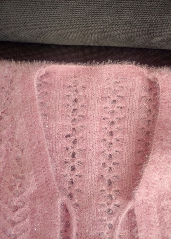 El örgüsü çeyizlik yelek - Görsel 4