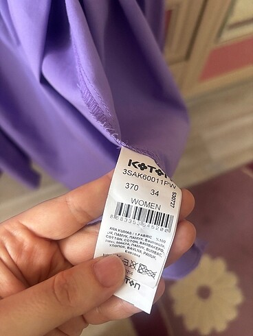 s Beden mor Renk Koton marka mor gömlek tunik