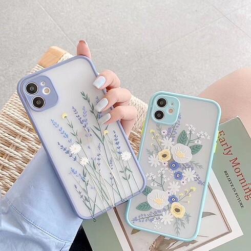 Lavanta iPhone 12 kılıf grey