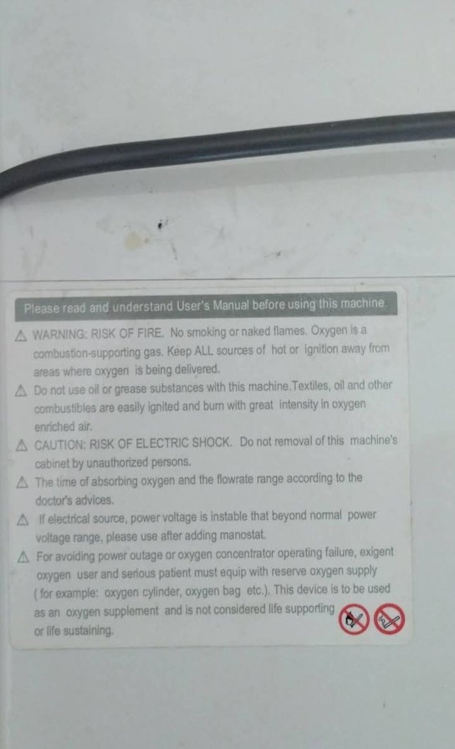 BRP Beyaz Ev Tipi Oksijen Konsantratörü - Görsel 3