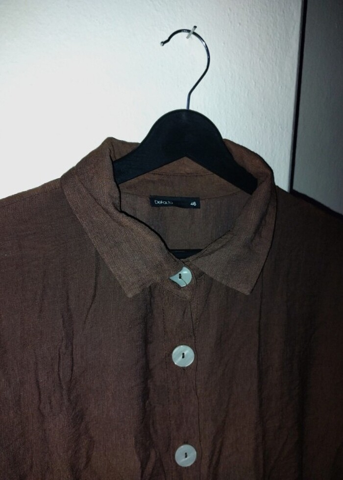 Gömlek elbise - Görsel 3