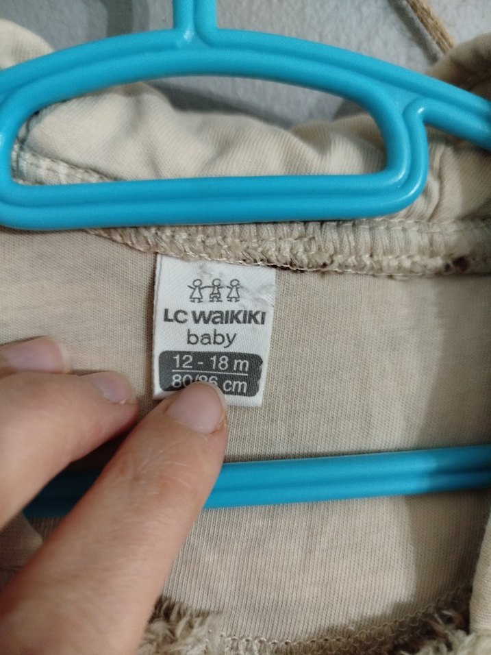 Kahverengi Zebra Desenli Bebek Tulumu - Görsel 2