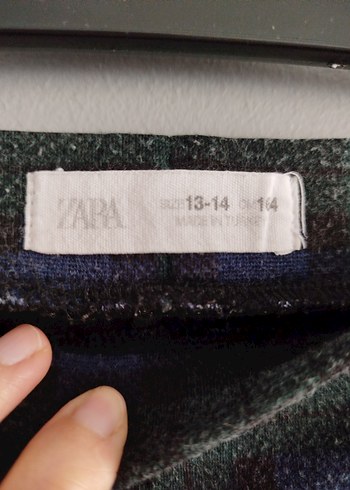 Kız Çocuk Ekose Piliseli Kışlık Tayt Pantolon - Görsel 2