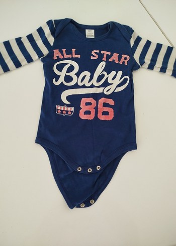 Dörtlü Uzun Kollu Erkek Bebek Çıtçıtlı Body - Görsel 6