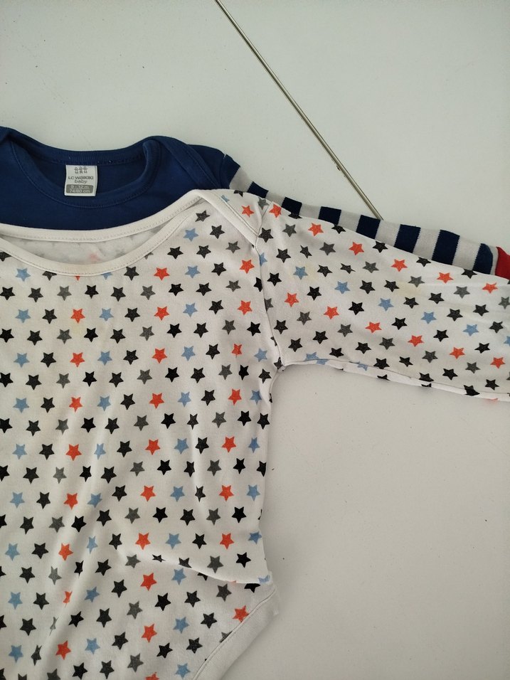 Dörtlü Uzun Kollu Erkek Bebek Çıtçıtlı Body - Görsel 5