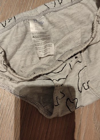 Gri Desenli Çocuk Atlet ve Külot Takımı - Görsel 2