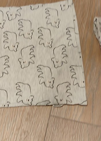 Gri Desenli Çocuk Atlet ve Külot Takımı - Görsel 4