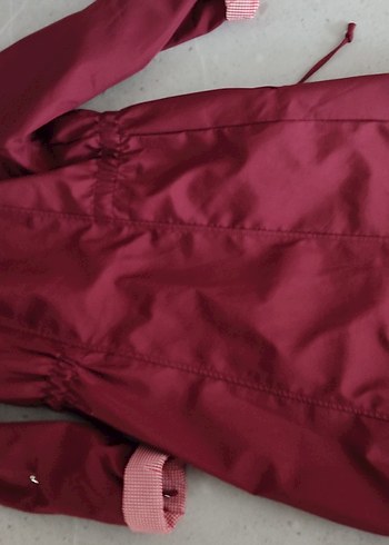 Bordo yağmurluk - Görsel 3