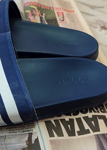 tek ebat Beden mavi Renk Mavi Adidas Erkek Terlikler