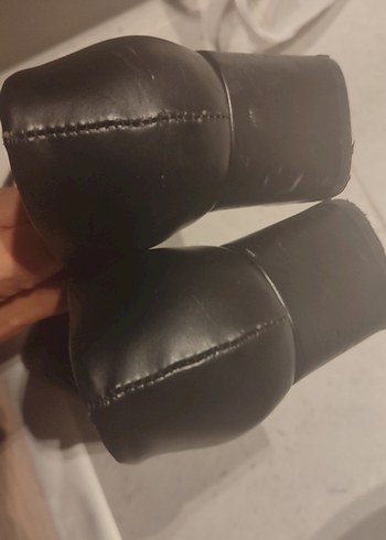 37 Beden Klasik Bej Deri Stiletto Topuklu Kadın Ayakkabı