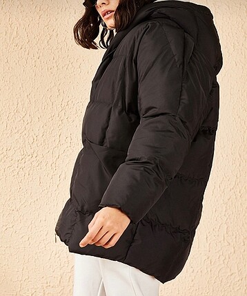 Oversize Şişme Mont
