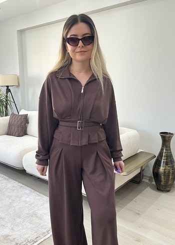 l Beden kahverengi Renk Oys*o Model Kahverengi Modal Takım