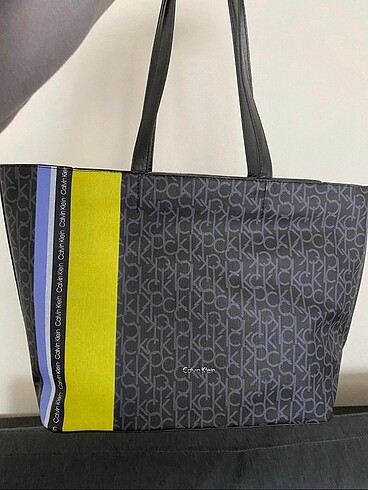 Calvin Klein Calvin Klein Büyük Kol Çantası Antrasit Siyah Orijinal