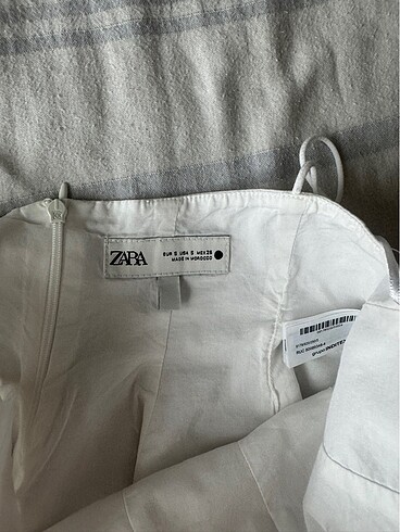 s Beden beyaz Renk zara zw collection godeli askılı bluz