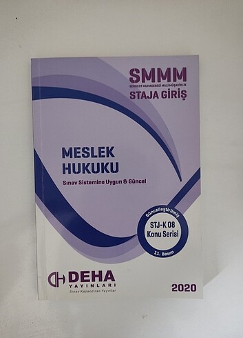 SMMM Staja Giriş Sınavı -Meslek Hukuku