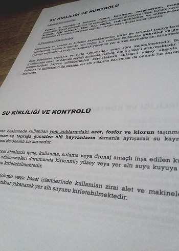 Çevre Kirliliği ve Kontrol Sistemleri Notları - Görsel 4