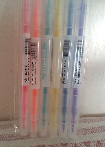 Beden Renk Pastel Renkli Fosforlu Kalem Seti