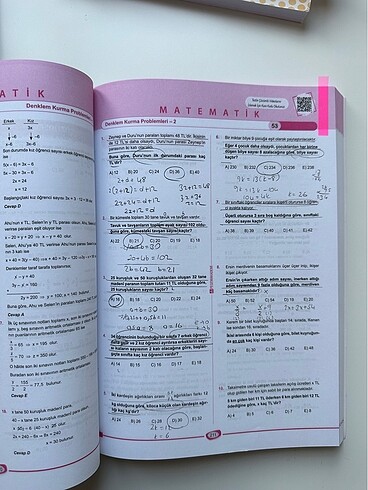  Pegem Akademi Ezberbozan Matematik Soru Bankası