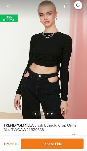Crop bluz