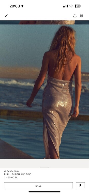 pullu büzgülü elbise - Görsel 2