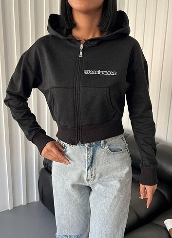 Crop Hırka