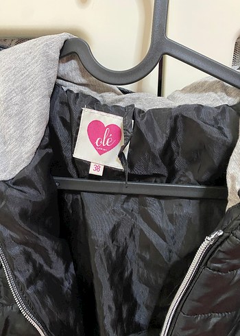 Fermuarlı Siyah Kadın Mont - Görsel 3