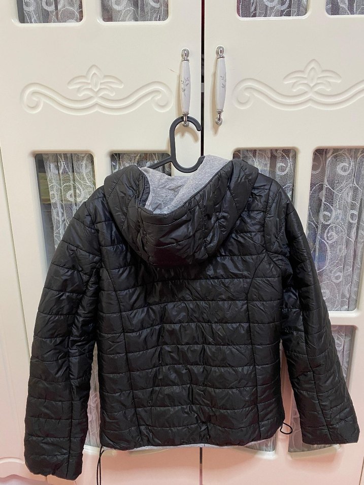 Fermuarlı Siyah Kadın Mont - Görsel 2