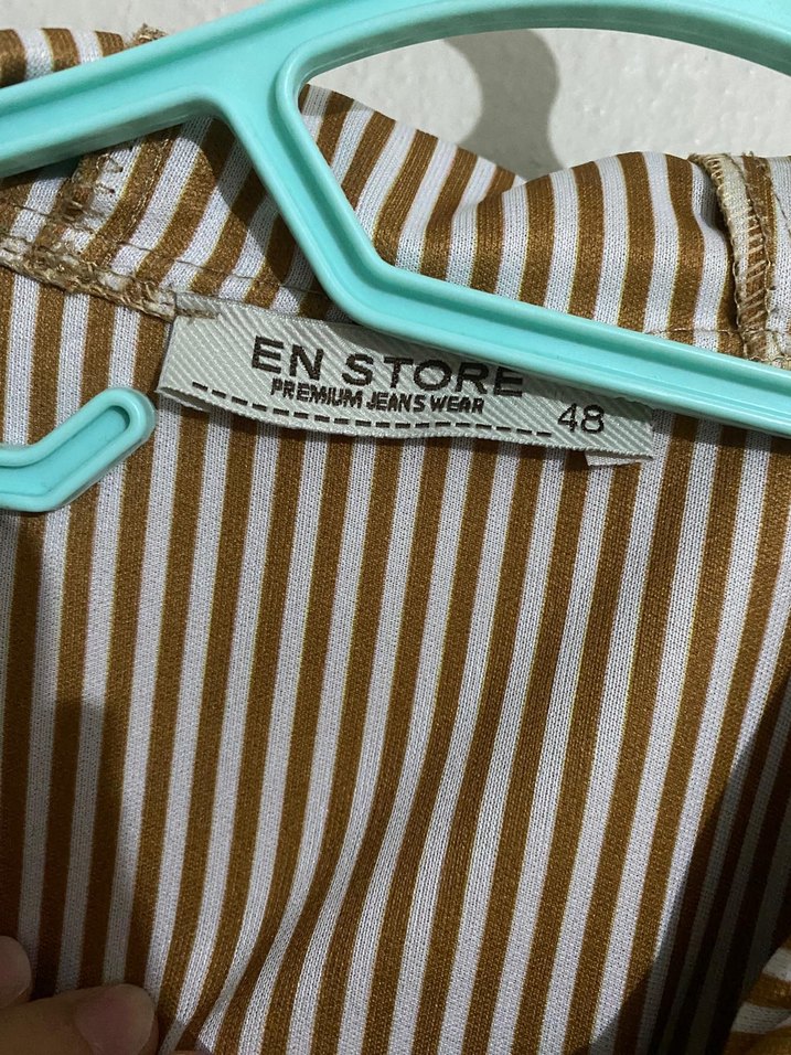 Bej Midi Kadın Yağmurluk Kemerli - Görsel 3